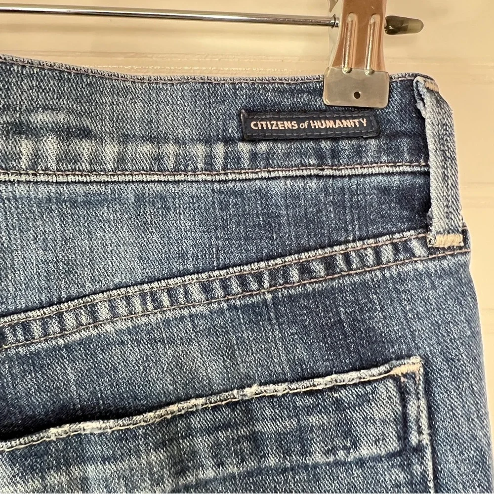 Citizens of Humanity Women's Jeans Size 26 Dani Cropped Straight Leg Stretch - Picture 4 of 13